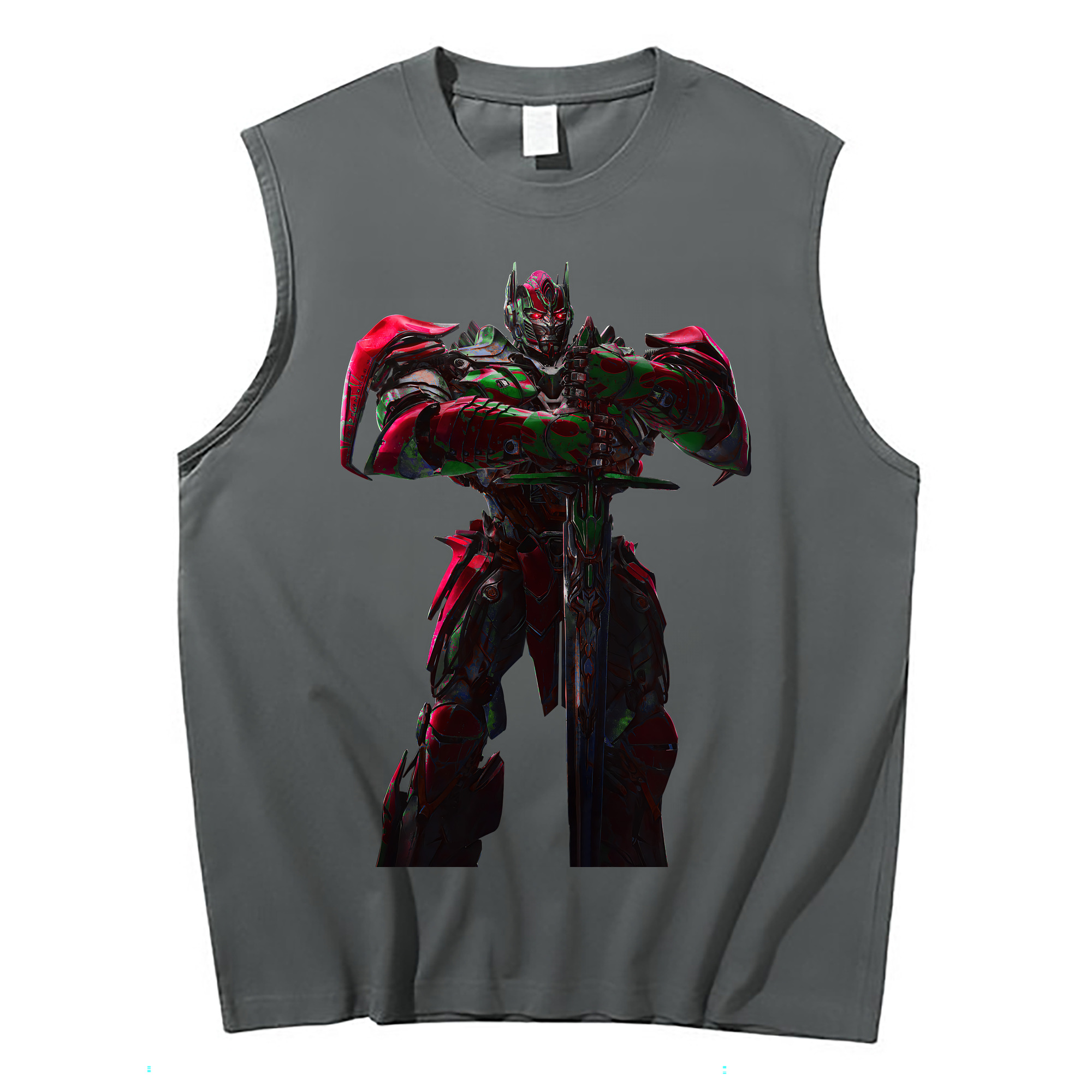 （画像用） Transformers トランスフォーマー コットン100％タンクトップ（フロントプリント）
